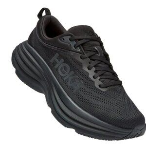 Womens Hoka Bondi 8 Black/Black